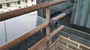 Executive Security Arlo balcony railing mount
