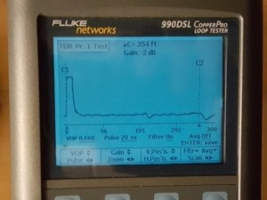 TDR for tracing wiretaps